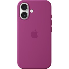 iPhone 16 Silicone Case with MagSafe - Fuchsia,Model A3313