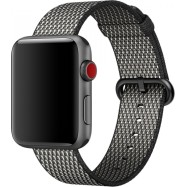 Ремешок для Apple Watch 42mm Black Из плетенного нейлона (Demo)