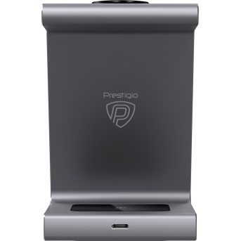 Prestigio ReVolt A9, 3-in-1 wireless charging station for Samsung smartphone, Galaxy Watch, Galaxy Buds and other Android devices, wireless output for phone 7.5W/<wbr>10W, wireless output for earphones 5W, wireless output for Galaxy Watch 2.5W, material: alumi - Metoo (6)