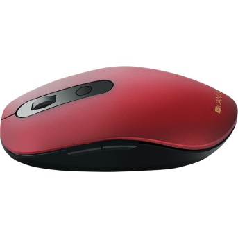 Canyon 2 in 1 Wireless optical mouse with 6 buttons, DPI 800/<wbr>1000/<wbr>1200/<wbr>1500, 2 mode(BT/ 2.4GHz), Battery AA*1pcs, Red, silent switch for right/<wbr>left keys, 65.4*112.25*32.3mm, 0.092kg - Metoo (4)