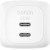 BELKIN 50w Dual USB-C PD wall Charger with PPS, White в Metoo.kz - Metoo (2)