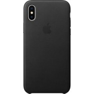 Чехол для смартфона Apple iPhone X Кожаный Черный
