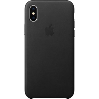 Чехол для смартфона Apple iPhone X Кожаный Черный - Metoo (1)