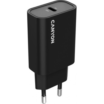 CANYON charger OnCharge 30CL Max Power 30W 1xPD EU Black в Metoo.kz - Metoo (1)
