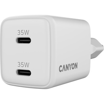 CANYON charger CU35CC GaN 35W 2xPD EU White - Metoo (4)