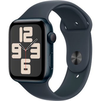 Apple Watch SE 2024 GPS 40mm Midnight Aluminium Case with Midnight Sport Band - S/<wbr>M,Model A2722 - Metoo (5)