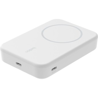BELKIN 10k Qi2 MagSafe Compatible Powerbank with kickstand, White в Metoo.kz - Metoo (2)