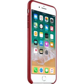 Чехол для смартфона Apple iPhone 8 Plus / 7 Plus Кожаный Красный - Metoo (2)