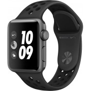 AppleWatch Nike+ Series 3 GPS, 38mm Space Grey Aluminium Case with Anthracite/Black Nike Sport Band, Model A1858