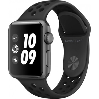 AppleWatch Nike+ Series 3 GPS, 38mm Space Grey Aluminium Case with Anthracite/<wbr>Black Nike Sport Band, Model A1858 - Metoo (1)