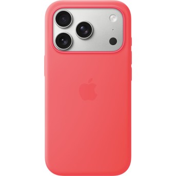 iPhone 17 Pro Silicone Case with MagSafe - Bright Guava,Model A3559 в Metoo.kz - Metoo (1)