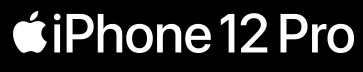 логотип iPhone 12 Pro