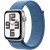 Apple Watch SE GPS 44mm Silver Aluminium Case with Winter Blue Sport Loop,Model A2723 - Metoo (7)
