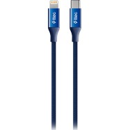 ttec AlumiCable Type-c - Lightning Fast Charging Cable 150cm ,Navy