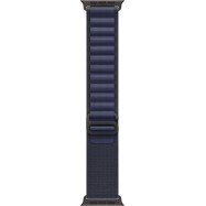 49mm Navy Alpine Loop - Medium - Black Titanium Finish