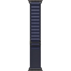 49mm Navy Alpine Loop - Medium - Black Titanium Finish