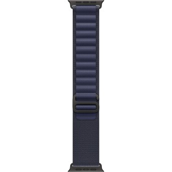 49mm Navy Alpine Loop - Medium - Black Titanium Finish - Metoo (1)