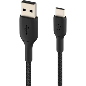 BELKIN USB-A to USB-C Cable, 1M, Black в Metoo.kz - Metoo (2)