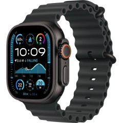 Apple Watch Ultra 2 2024 GPS + Cellular 49mm Black Titanium Case with Black Ocean Band,Model A2986