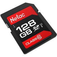 Netac P600 SDXC 128GB U1/C10 up to 80MB/s, retail pack..