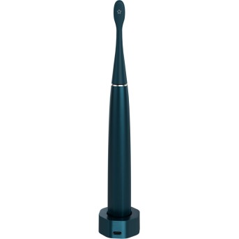 Wireless Tooth Brush, Navy Blue, 3 Brush Heads, 1400mAh, Function: Soft, Clean, Massage, White, Sweep в Metoo.kz - Metoo (5)