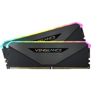 Corsair DDR5, 6000MT/s 64GB 2x32GB DIMM, Unbuffered, 30-36-36-76, Std PMIC, AMD EXPO, VENGEANCE RGB DDR5 Black Heatspreader, RGB LED, 1.4V