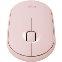 LOGITECH Pebble M350 Wireless Mouse - ROSE - 2.4GHZ/<wbr>BT - EMEA - CLOSED BOX