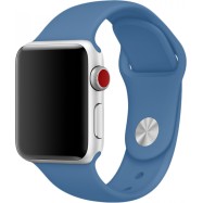 Ремешок для Apple Watch 38mm Denim Blue Sport Band - S/M M/L