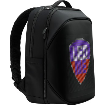 LEDme backpack, animated backpack with LED display, Nylon+TPU material, Dimensions 42*31.5*20cm, LED display 64*64 pixels, black - Metoo (3)