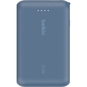 BELKIN 10k PD20w Integrated USB-C Cable Power Bank, Blue в Metoo.kz - Metoo (1)
