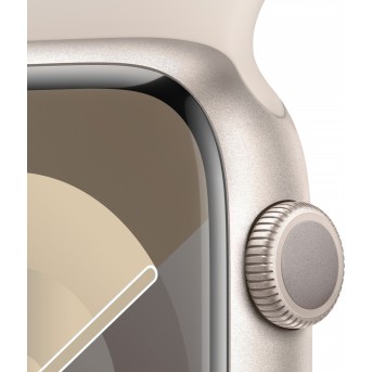 Apple Watch Series 9 GPS 45mm Starlight Aluminium Case with Starlight Sport Band - S/<wbr>M (Demo),Model A2980 - Metoo (11)
