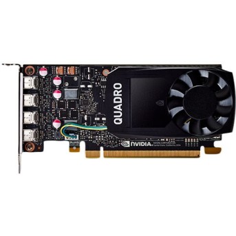 PNY NVIDIA QUADRO 4GB GDDR5, 128-bit, PCIEx16 3.0, mini DP 1.4 x4, Active cooling, TDP 47W, LP, Retail - Metoo (1)