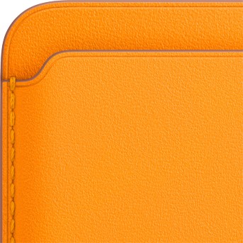 iPhone Leather Wallet with MagSafe - California Poppy - Metoo (2)