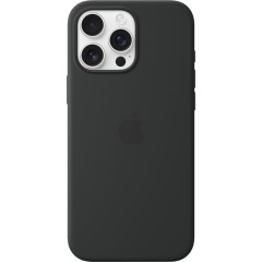 iPhone 16 Pro Max Silicone Case with MagSafe - Black,Model A3316