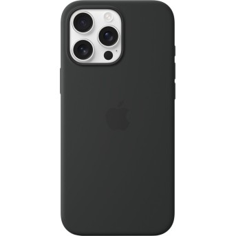 iPhone 16 Pro Max Silicone Case with MagSafe - Black,Model A3316 - Metoo (1)
