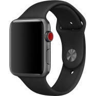 Ремешок для Apple Watch 42mm Black Sport Band - M/L L/XL