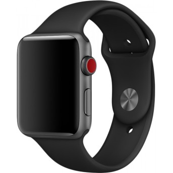 Ремешок для Apple Watch 42mm Black Sport Band - M/<wbr>L L/<wbr>XL - Metoo (1)