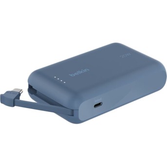 BELKIN 10k PD20w Integrated USB-C Cable Power Bank, Blue в Metoo.kz - Metoo (3)