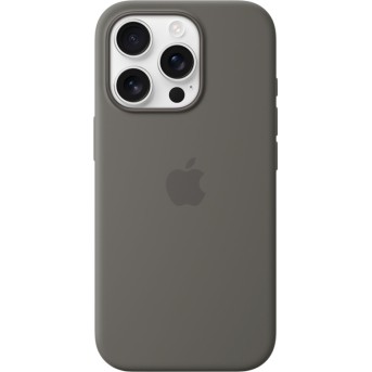 iPhone 16 Pro Silicone Case with MagSafe - Stone Gray,Model A3315 - Metoo (2)