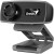 Web-Camera GENIUS FaceCam 1000X v2, 720p, 30 fps, bulld-in microphone, manual focus. Black - Metoo (2)