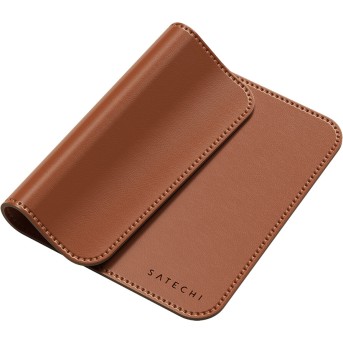 SATECHI Vegan-Leather Premium Mouse Pad (Brown) - Metoo (4)