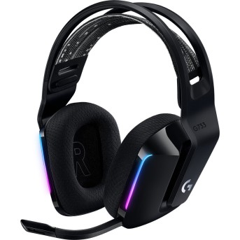 LOGITECH G733 LIGHTSPEED Wireless RGB Gaming Headset - BLACK - Metoo (1)