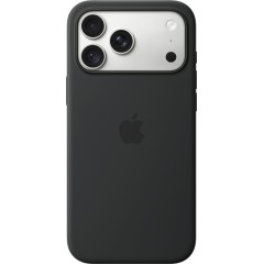 iPhone 18 Pro Max Silicone Case with MagSafe - Black, Model A3702..