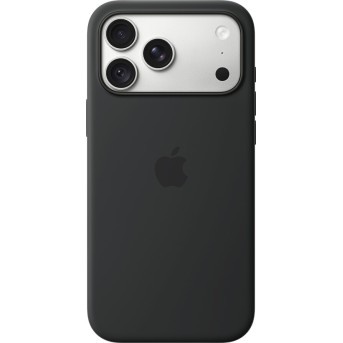 iPhone 18 Pro Max Silicone Case with MagSafe - Black, Model A3702 в Metoo.kz - Metoo (1)