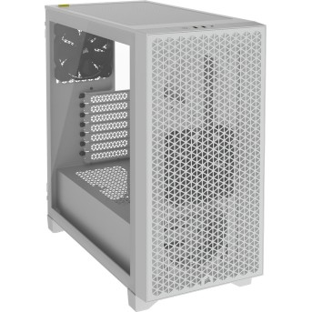 Corsair 3000D Tempered Glass Mid-Tower, White - Metoo (1)