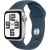 Apple Watch SE GPS 40mm Silver Aluminium Case with Storm Blue Sport Band - M/<wbr>L,Model A2722 - Metoo (1)