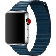 Ремешок для Apple Watch 42mm Cosmos Blue Leather Loop Большой (Demo)