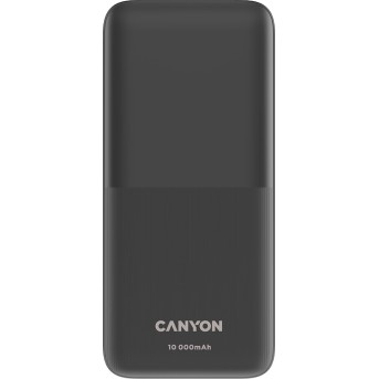 CANYON PB-1010, Power bank 10000mAh Li-pol battery with 2pcs Build-in Cable, Input: TYPE-C: 5V3A/<wbr>9V2A 18WMicro USB: 5V2A/<wbr>9V2A 18W Output: TYPE-C: 5V3A/<wbr>9V2.2A 20WUSB-A: 4.5V5A ,5V4.5A, 5V3A,9V2A ,12V1.5A 22.5WTYPE-C cable: 4.5V5A ,5V4.5A, 5V3A, - Metoo (1)