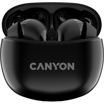 CANYON headset TWS-5 Black в Metoo.kz - Metoo (1)