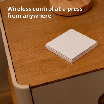 Aqara Wireless Remote Switch H1 (double rocker): Model: WRS-R02; SKU: AR009GLW02 - Metoo (10)